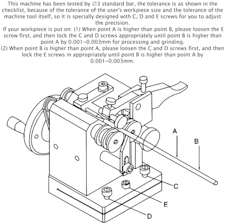 High Precision Vertex Mini Punch Grinding Machine Double slot Mini Punch Grinder High Precision Needle Grinding Machine for Milling Drilling Machine Clamping Accuracy 0.002mm