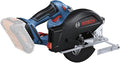 Bosch Professional Cordless Circular Saw GKM 18V-50 (Faster Work Progress, Limited Sparks and Chips, Without Batteries and Charger, in Cardboard Box)