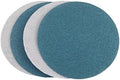 5" Blue Zirconia Cloth Hook and Loop Sanding Discs (50 Pack, 100 Grit)
