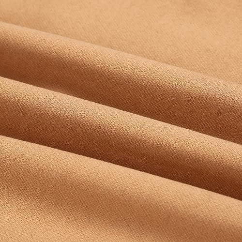 IDEALSANXUN Plaid Skirts for Women Fall Winter Knee Length Pencil Wool Skirt with Slit