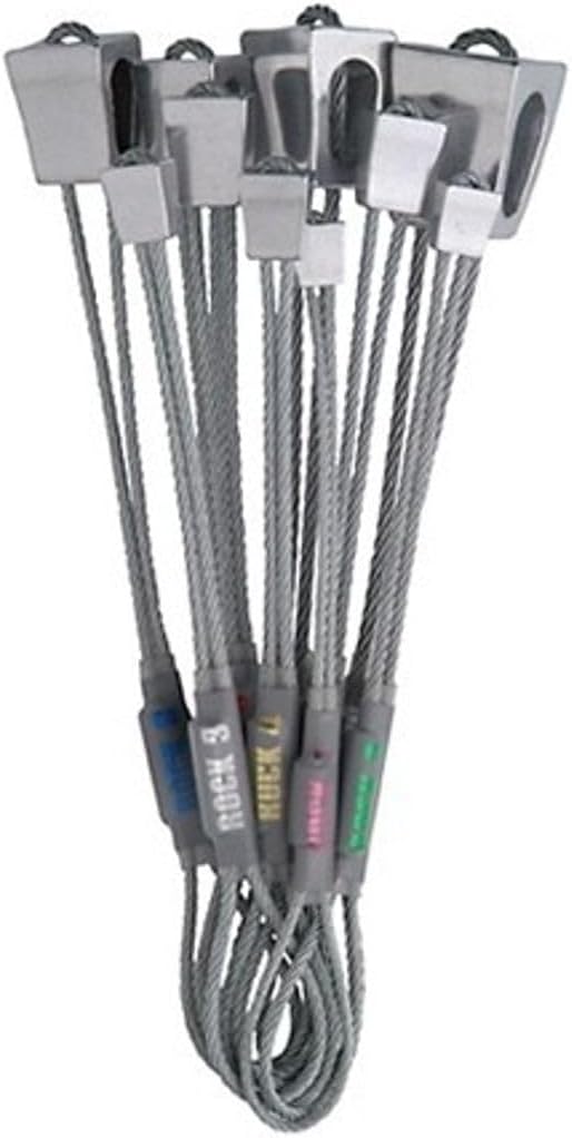 Wild Country Classic Rocks Stopper Set - Lightweight, Durable Rock Climbing Nuts - Silver - 1-10