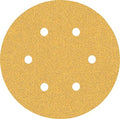 Bosch Professional 5x Expert C470 Sandpaper (for Hardwood, Paint on wood, Ø 150 mm, Grit 60, Accessories Random Orbital Sander)