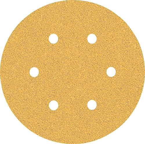 Bosch Professional 5x Expert C470 Sandpaper (for Hardwood, Paint on wood, Ø 150 mm, Grit 60, Accessories Random Orbital Sander)