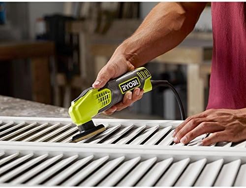 Ryobi ZRDS1200 0.4 Amp Corded 2-7/8 in. Detail Sander (Renewed)