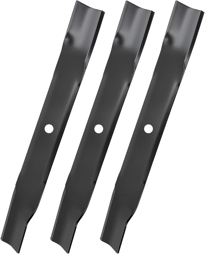115-2454-03 Lawn Mower Blades Compatible with T oro Time Cutter SS5425 54 Inch Deck, High Lift Blades Replace for 115-4999 115-4999-03 115-9650-03, Fit for Ex Mark Quest E-Series S-Series, 3 Pack