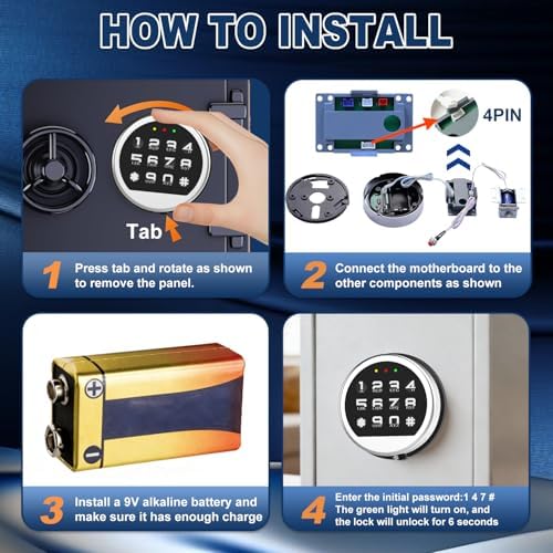 Gun Safe Replacement Lock