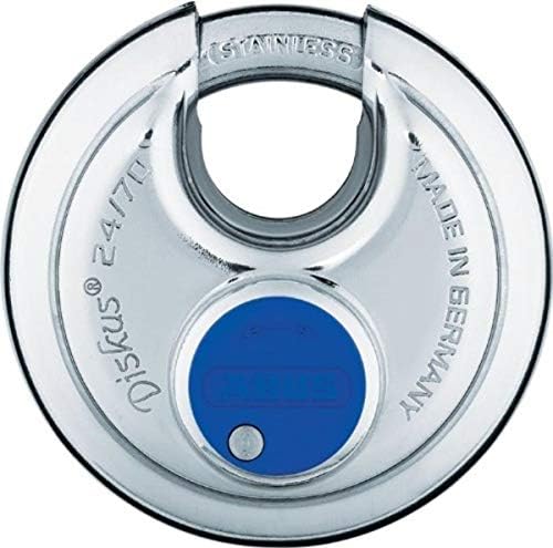 ABUS 24IB/70RK B 5-pin Stainless Steel Rekeyable Diskus Padlock