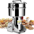 Grain Mill Grinder 2000g High Speed Food Grain Mill Stainless Steel Seeds Flour Nut Wheat Corn Spices & Seasonings Dry Grinder Electric Machine Grinder for Kitchen