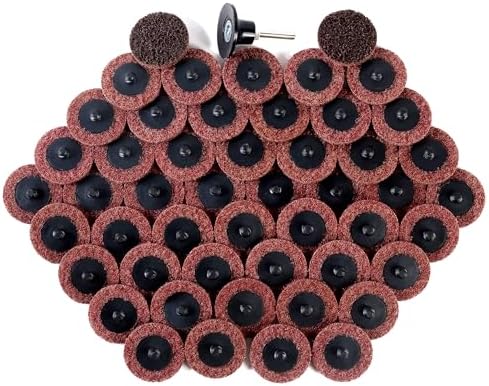 2 Inch Medium Sanding Discs 50 PCS Quick Change Disc with 1/4" Shank