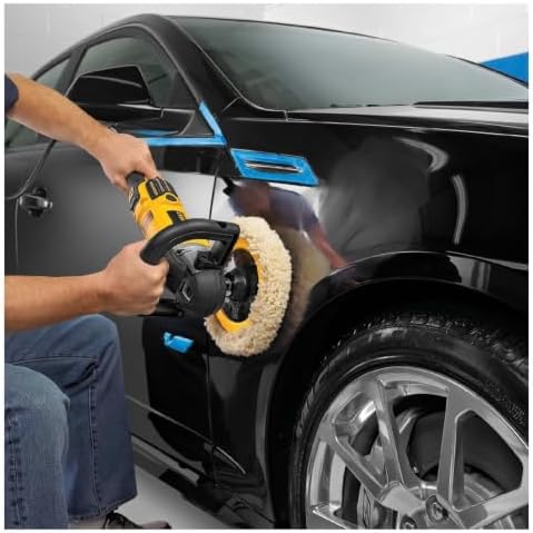 DEWALT DWP849XR 120V 12 Amp Variable Speed 7 in. to 9 in. Corded Polisher with Soft Start (Renewed)