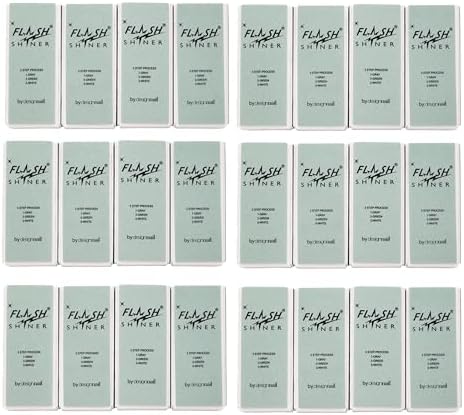 Flash Shiner Nail Buffer 3 Ways – Pack of 24 – Professional 3-Step Nail Buffer Blocks – Smooth, Condition & Shine – Natural Nail Polisher for Salon or Home Use
