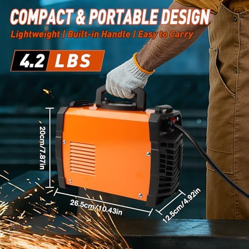 Dual Voltage Stick Welder 110V/220V,250Amp ARC Welder for 3/32"-1/8" Welding Rod,Portable IGBT Inverter Welding Machines for Home DIY Beginners Repair