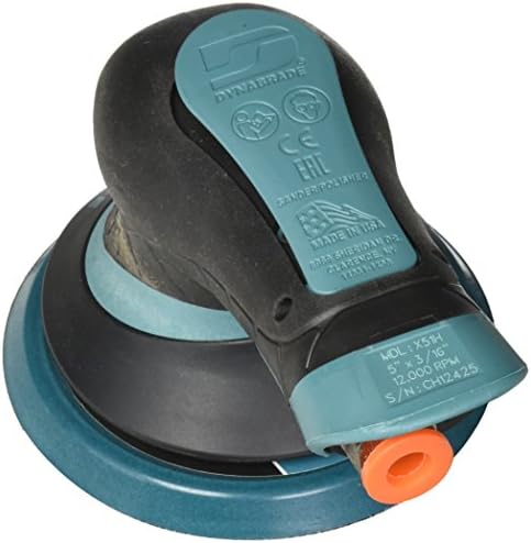 Dynabrade (X51H) Dynorbital Extreme 5" (127 mm) Diameter Random Orbital Sander, Non-Vacuum, Hook-Face Pad Face | Proportionate 3/16" (5 mm) Diameter Orbit | 12000 RPM Pneumatic Motor