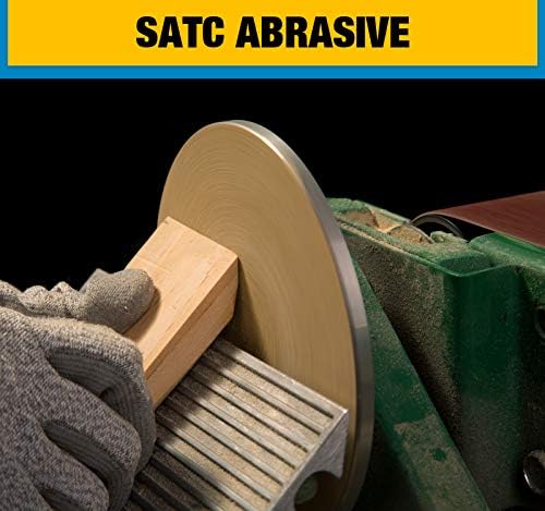 S SATC 100 PCS PSA Sanding Discs 6 Inch Adhesive Backed Sandpaper 180 Grit Sander Attachment for Drill Self Stick Aluminum Oxide Round Automotive Sandpaper with Sticky Back