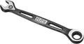 HARFINGTON Ratcheting Combination Wrench 12mm Stubby Wrench Metric High Carbon Steel Double 12-Point Box Open-Ended Ratchet Spanner Tool for Household Garage Workshop Auto Repairs, Black