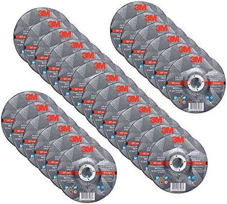 3M Silver Cut-Off Wheel, 87468, 36+, T27, 5 in x 0.045 in x 7/8 in