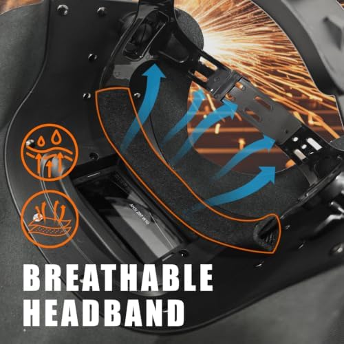Chopped Top Welding Hood,2x4 1/4 Variable Shade 10 Welding Mask