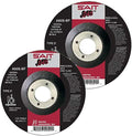 SAIT Abrasive Cut Off Wheels A60S Type 27 (42) Grinder Cutting Wheel 6 inch x 7/8 inch Arbor QTY 10