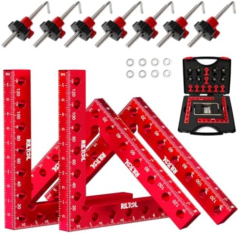 Corner Clamps for Woodworking, 4Pcs 5.5"×5.5" 90 Degree Clamp