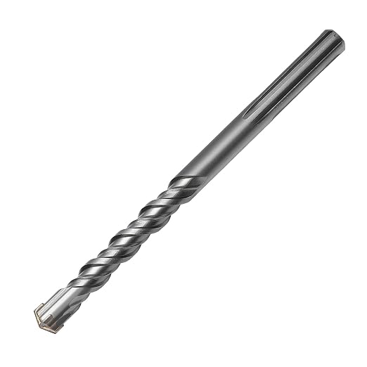 7/8 x 10 inch SDS Max Rotary Hammer Drill Bit, 22x260mm Masonry Drill Bit,Concrete Drill Bit for Masonry, Brick, Stone, Concrete (Length :260mm / 10 inch, 22mm (7/8 in) Diameter)