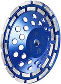 SALI 7 Inch Concrete Grinding Wheels 28 Turbo Diamond Segments 5/8-11 Arbor Diamond Grinding Wheel Fit for Paint, Epoxy, Mastic, Coating Removal