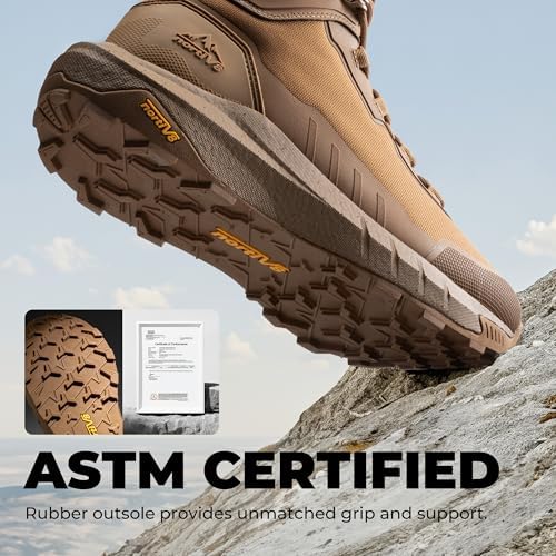 NORTIV 8 Men's Tactical Hiking Boots Lightweight Cushion