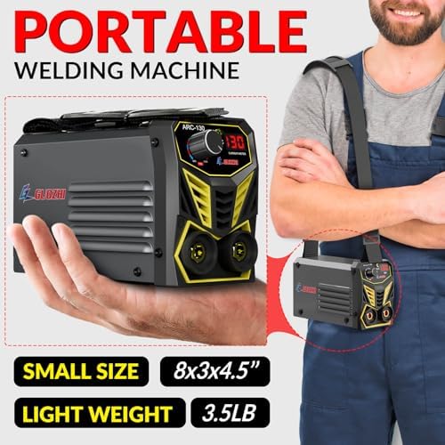 Super Mini Stick Welder,110V 130A ARC MMA Welding Machine