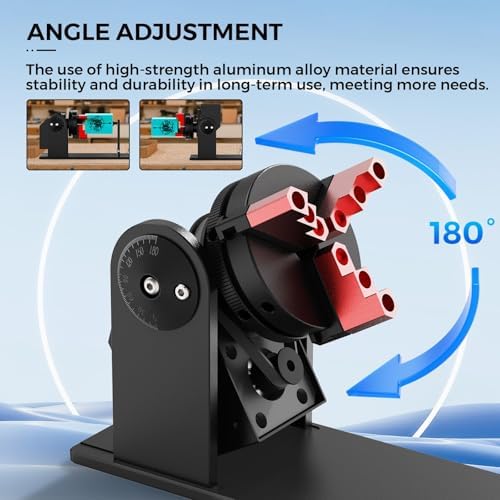 CNC Router MachineCR1 Rotary Roller, Y-axis Rotary, High Torque NEMA 23 Stepper Motor, Linear Rails & Ball Screws 3-Axis Engraving Milling Machine for Wood Cutting (CR1)