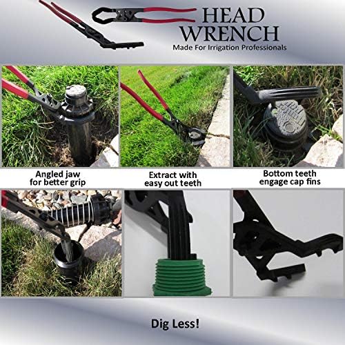 Keyfit Tools Sprinkler Head Wrench The Fastest Most Versatile Way To Remove Replacement Adjustment Repair Heads With No Digging No Mess Works On All Brands of Spray Rotor Jar Top Valves