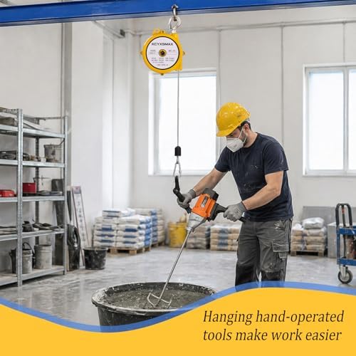 Retractable Spring Balancer, SelfLocking Ratchet Device with 3-m Wire Rope (ZW 1-3)