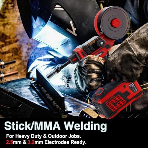 Handheld MIG Welder | Easy Operation Flux Core Welder with Overheat & Voltage Protection, Portable Gasless Handheld Gun | Lightweight 110V for Home DIY & Auto Repair