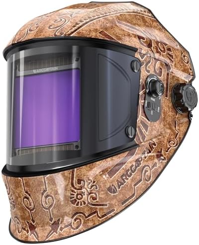 ARCCAPTAIN Welding Helmet, 3.94"×3.66" Auto Darkening Welding Hood