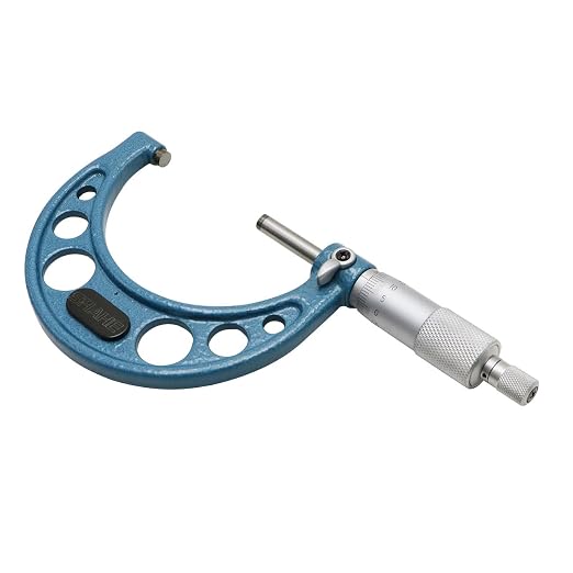 SHAHE 2-3''/50-75mm 0.01mm Outside Micrometer Gauge Micrometer Measuring Tool 5201-75A
