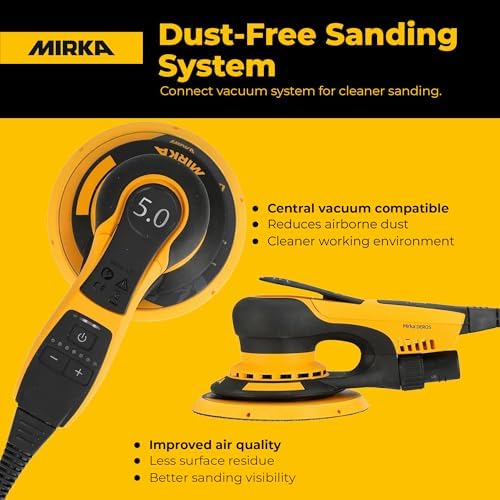 Mirka DEROS II 650X 6 Inch Random Orbital Sander Hook & Loop - With Case