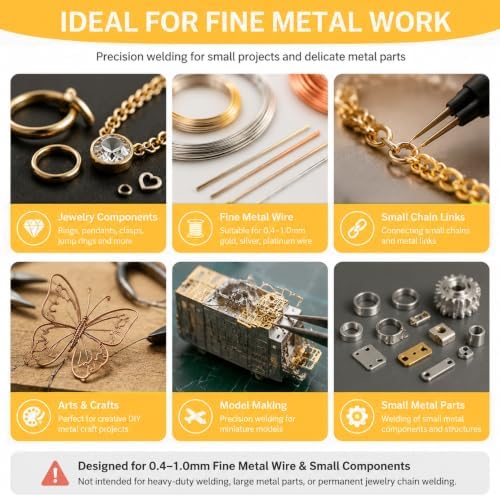 30A Jewelry Micro Welder for 0.4-1mm Fine Wire, Foot Pedal Control
