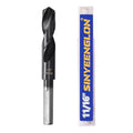 11/16 Drill Bit for Metal and Hardened Steel, M35 Cobalt 1/2 Inch Reduced Shank Industrial Grade Heavy Duty Drill Bit, with Index Storage Case