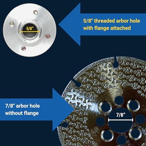 Bad Dog Tools 6" Flange HDII Multipurpose Flush Cut/Grind Diamond Wheel