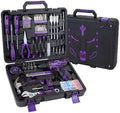 CARTMAN Purple 198-Piece 12V Cordless Drill Tool Combo Set