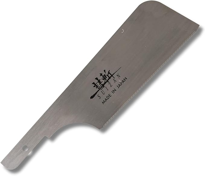 SUIZAN Replacement Blade for Dozuki Dovetail Saw 6" Rip Cross Angle Cut | Professional Pull Saw for Woodworking Joinery Tenon Furniture Making DIY Tools Fine Wood Miter Cut Sharp Replaceable Blade