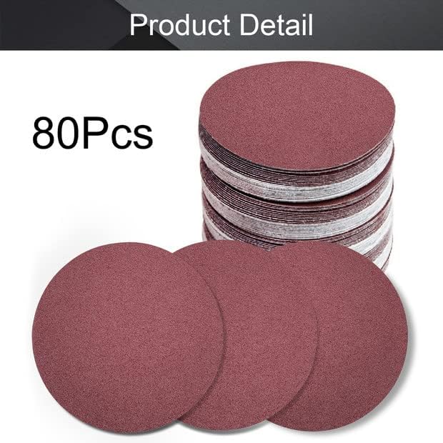 Hook & Loop Sanding Discs 10 Each of 80# 100# 120# 180# 240# 400# 600# 800#