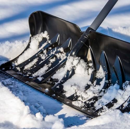 True Temper Plastic Snow Shovel with Steel Handle (Pack of 2)