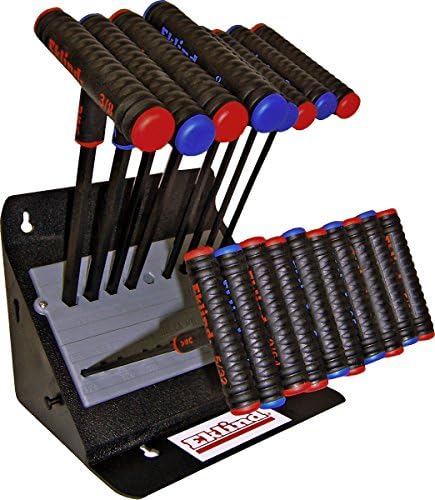 EKLIND 60825 Power-T T-Handle Ball-Hex allen wrench T-Key Combo- 9in Inch / MM (2 sets 19pc)
