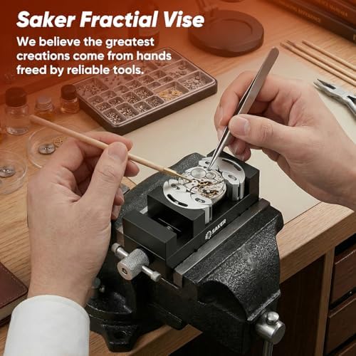 Saker Fractal Vise-Mini Vise Clamp Bench Vise/Drill Press Vise