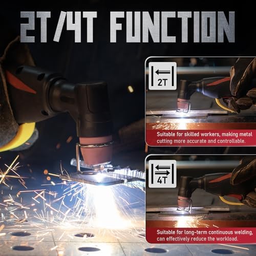 YESWELDER CUT-55DS 55A Pilot Arc Plasma Cutter, 110/220V, Non-Touch Pilot Arc