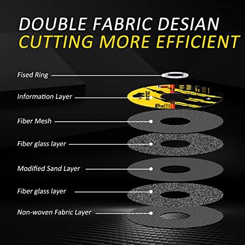 Cut Off Wheels 3 Inch, 27 Pack with Mandrel Kit for Die Grinder