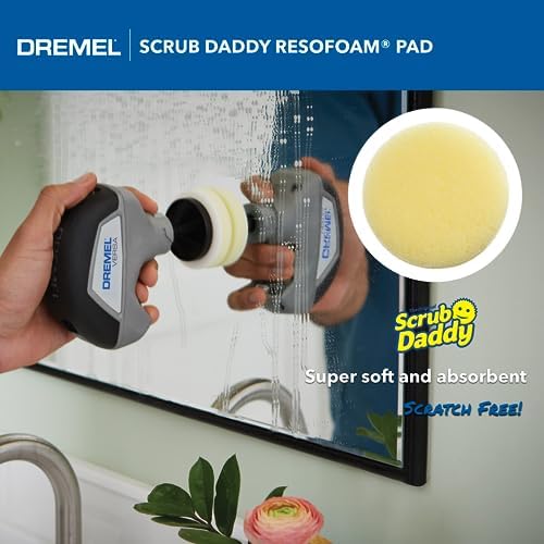 Dremel Versa 5-Pack Scrub Daddy Cleaning Sponge Pads, Variety Pack for Multi-Surface Cleaning, for use in Kitchen, Household and Bathroom - Compatible with Versa Power Scrubber Tool, PC360-5
