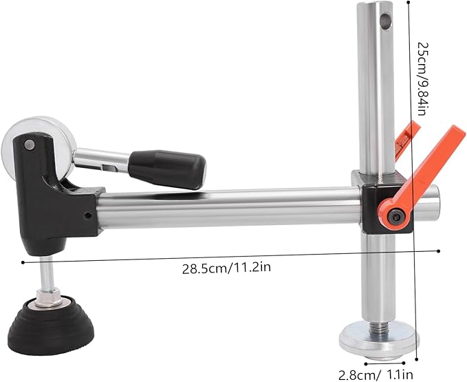 Table Saw Presser & Eccentric Press Manual Clamp, Heavy Duty T-Clamp Structure for Thick Wood, Portable, Adjustable Workbench Tool for Woodworkers & DIYers