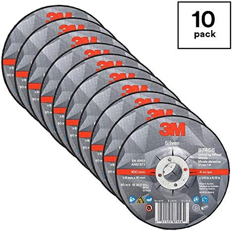 3M Silver Depressed Center Grinding Wheel, 87456, 36+, T27