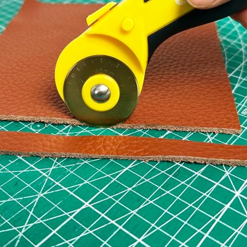 Titanium Coated 45mm Rotary Cutter Blades 50 Pack Rotary Blades for Fabric