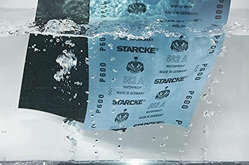 9 x 11 Inch Silicone Carbide Sand Paper, 220 Grit Sandpaper Sheets Silicone Carbide Wet Dry Sand Paper for Metal, Wood, Paint and Automotive Sandpapers, Sander Sheets, Sanding Papers - 25 Pack